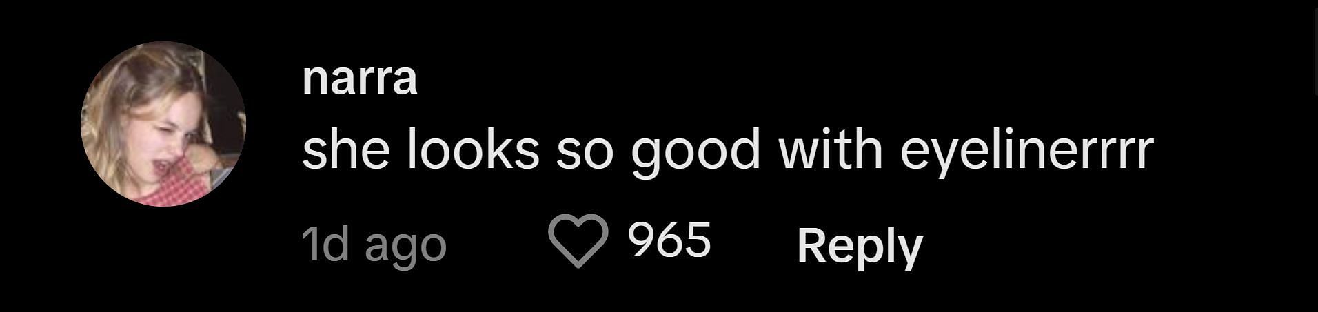 A fan comments on TikTok (@overtimewbb)